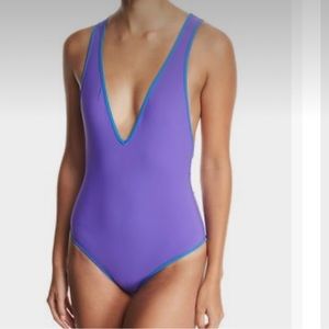 Diane Von Furstenberg cross cross back one piece